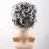 Bald wig cosplay prop, includes a beard.