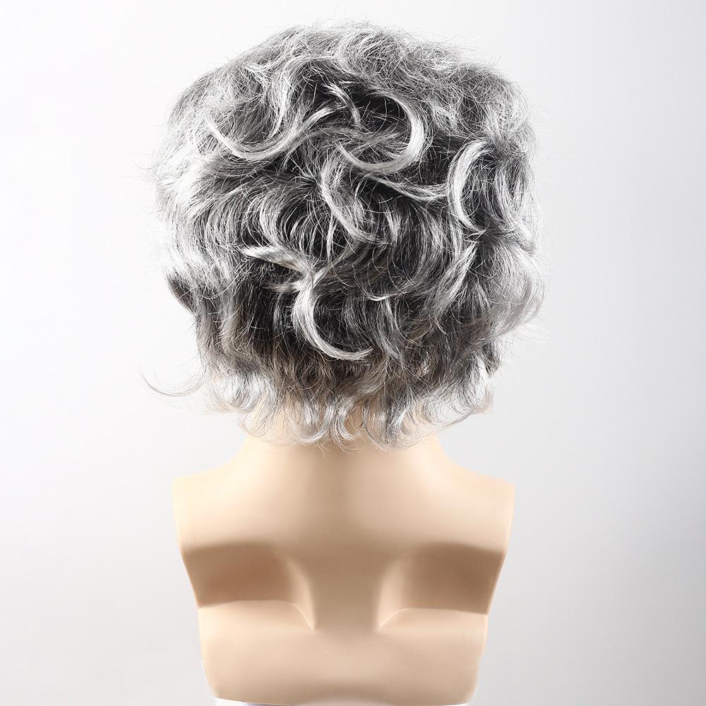 Bald wig cosplay prop, includes a beard.