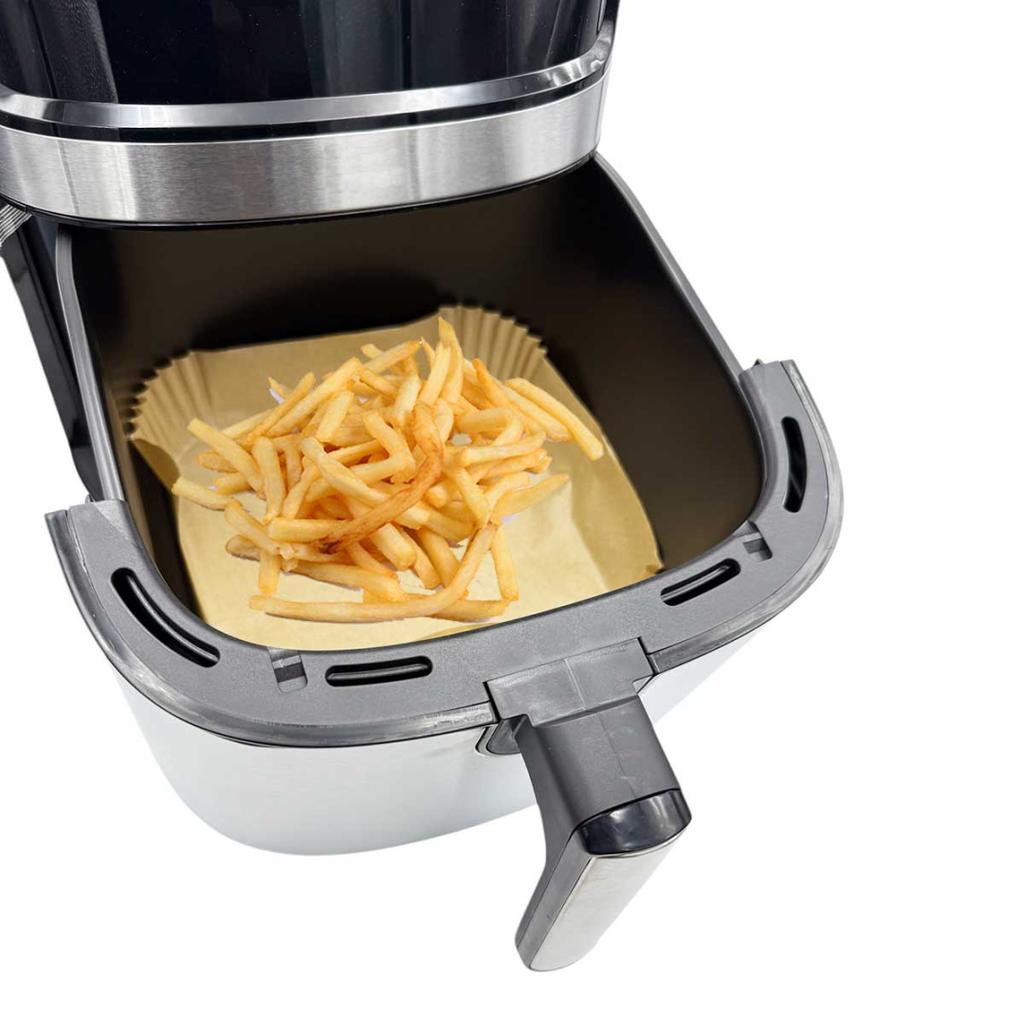 SQUARE PAPER INSERT FOR FRYER 16x16cm 100pcs. 3467