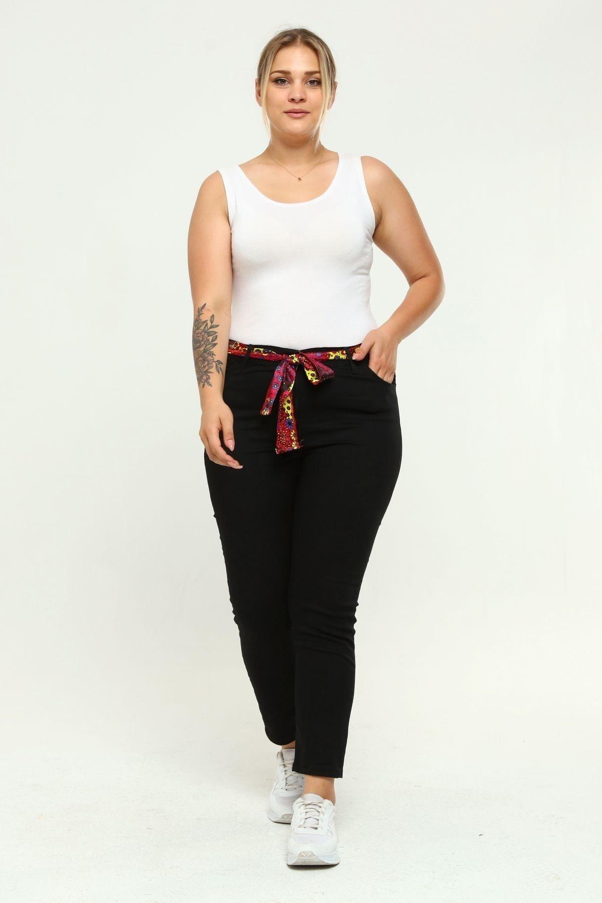 

Women s Style Plus Size Pants Big Size Stretch Ankle Trousers 2XL