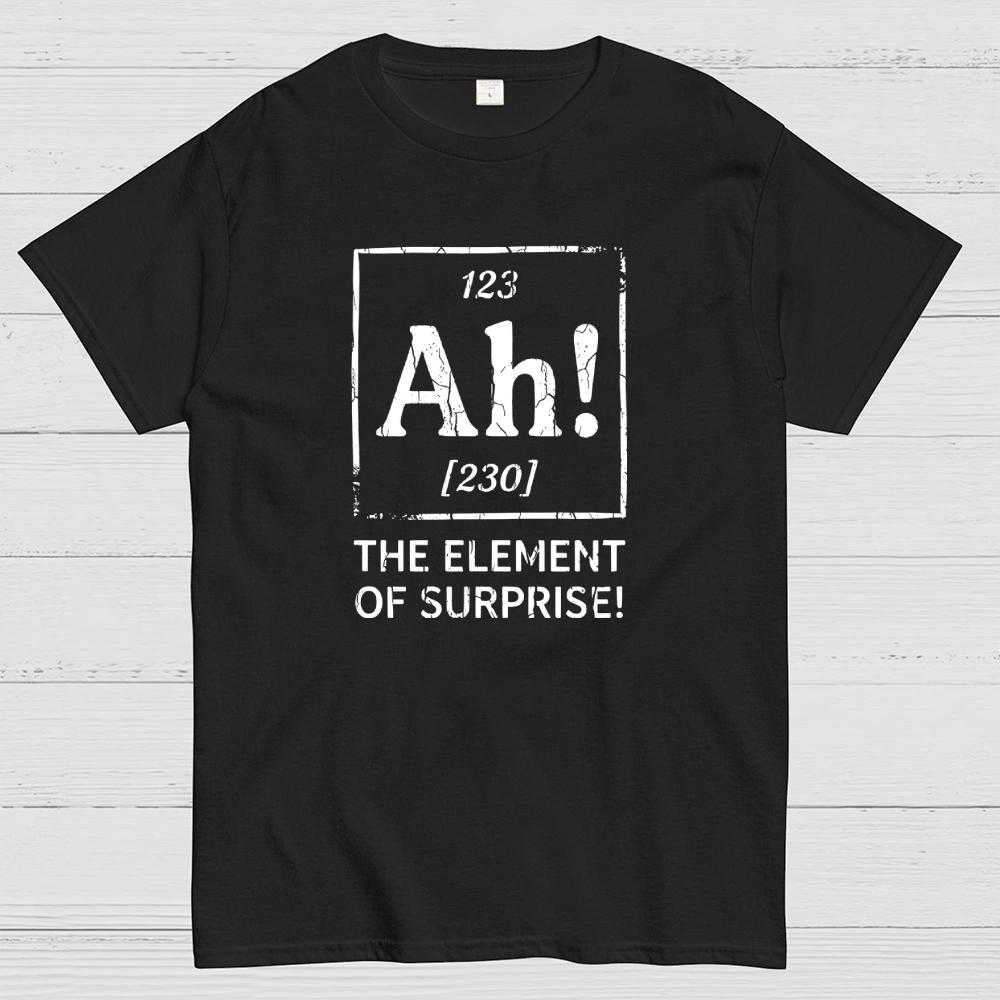 Ah! The Element of Surprise Cotton Summer Casual Cool Loose T-Shirt