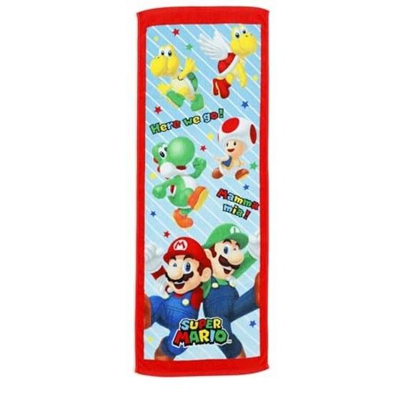 Marushin Bath Towel Kids Mario Nintendo Super Brothers Fresh Members Beach Sea Pool Summer Character Boys Swimming UV Cut Processing