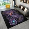 Cute Gengar Pokemon Cartoon Non-Slip Area Rug for Living Room,Bedroom,Playroom,Soft Carpet Floor Mat Home Decor Rug Kids Room