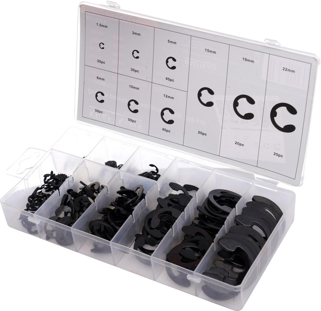 E-CLIPS Securing Rings 300 Pcs KD10484
