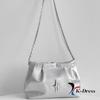 Shirring Chain Square Shoulder Bag (3 Colors)