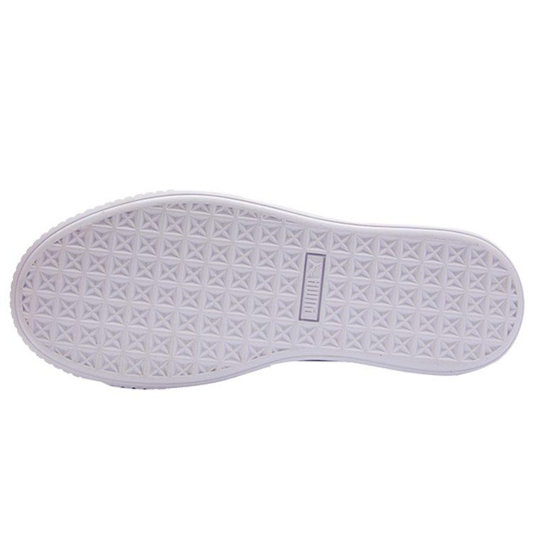 PUMA Sneakers Suede Platform Dots Jr 'Silver' Women's 368991-02