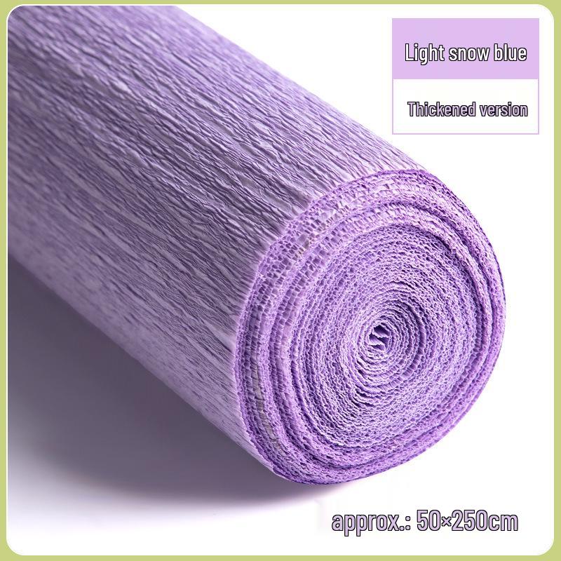 Verdicktes Krepppapier für DIY-Handwerk mit handgefertigten Blumen