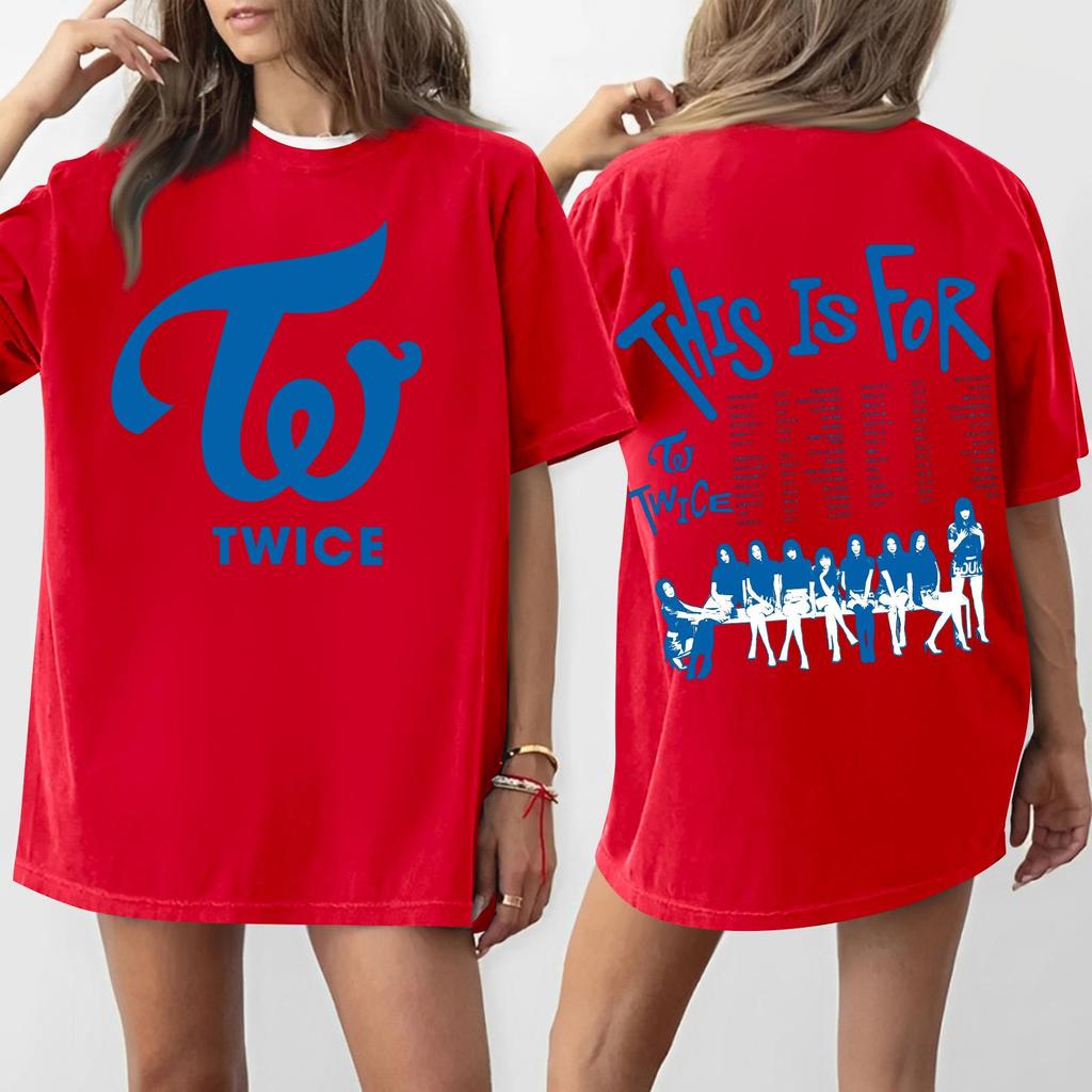 Damen Rundhals Bedrucktes Kurzarm T-Shirt Top