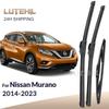 For Nissan Murano Z52 MK3 2014- 2015 2016 Wiper Front & Rear Wiper Blades Windshield Windscreen Window Brushes 26"+18"+12"