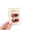 Red Children'S Cartoon Hairpin Versatile Cute Sweet Letter Bangs Clip Side Clip Hair Accessories