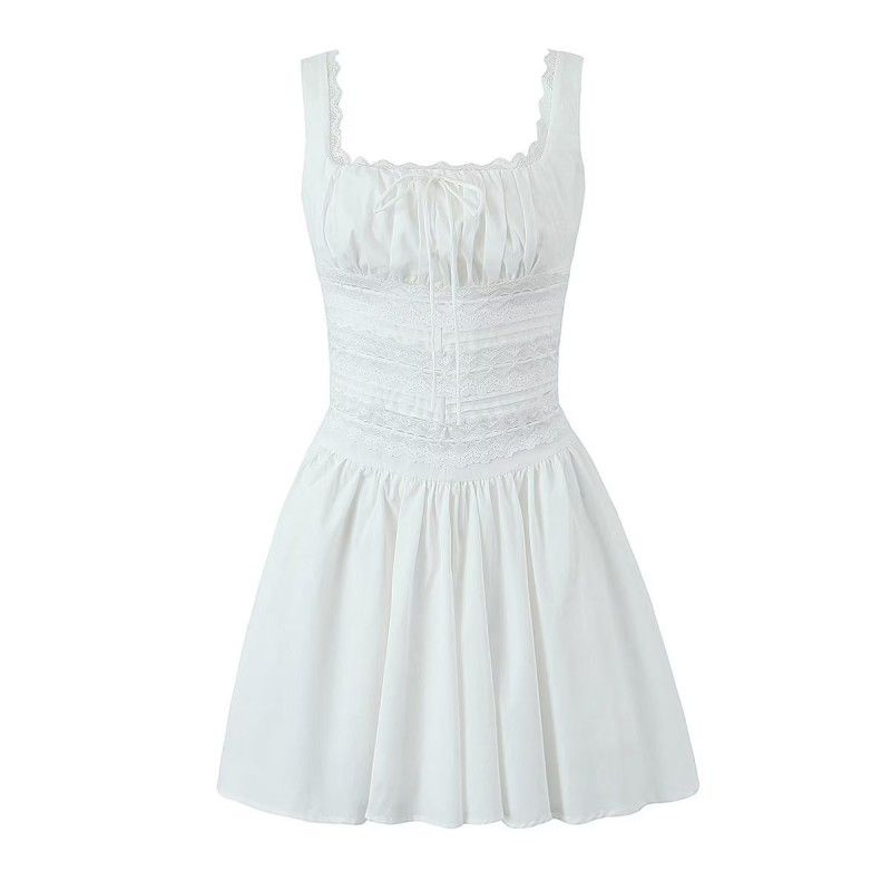 House First Date Sense Lace Sling Dress Lace