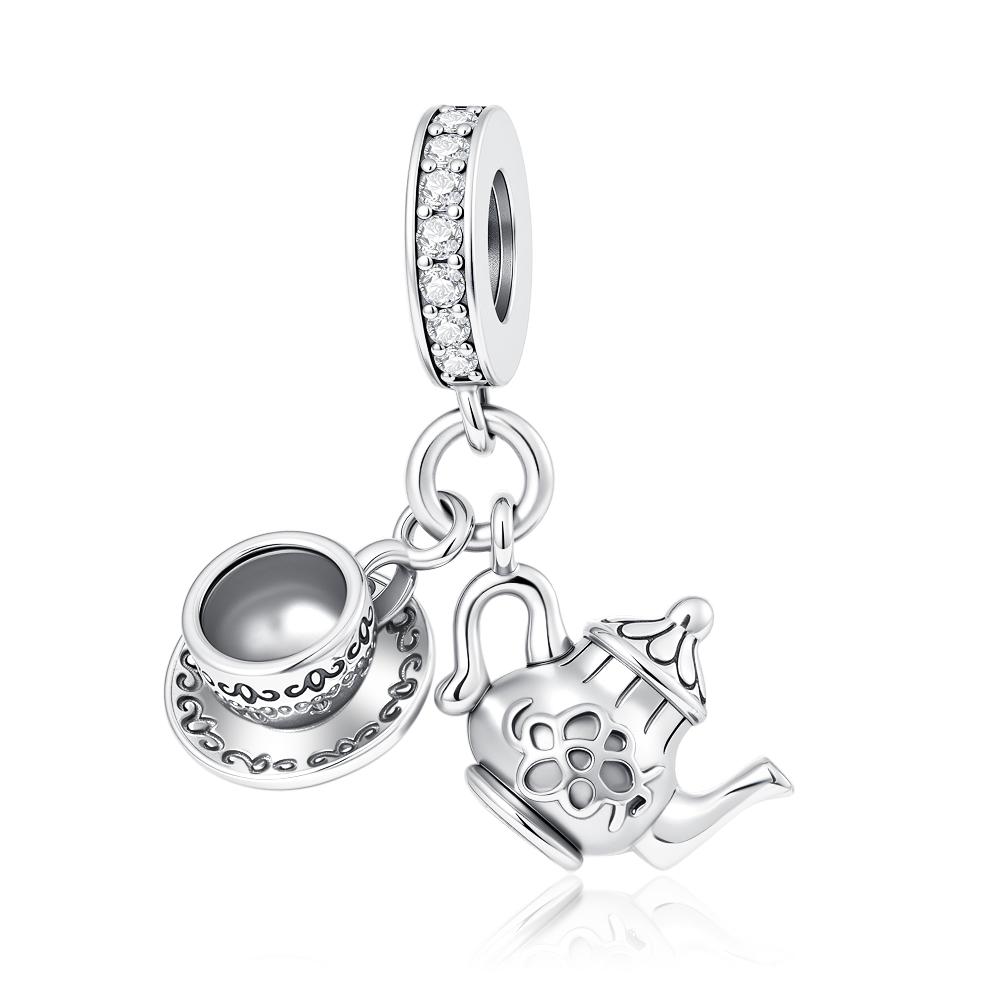New -Selling Best Friend Series Coffee Boys And Girls Charm Fashionable Pendant Fit Original Women Bracelet Jewelry Gift