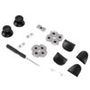 Controller Replacement Kit for PS5 Handle Conductive Rubber Pad Rocker 3D Plastic Cap L12 Replacement Buttons Set
