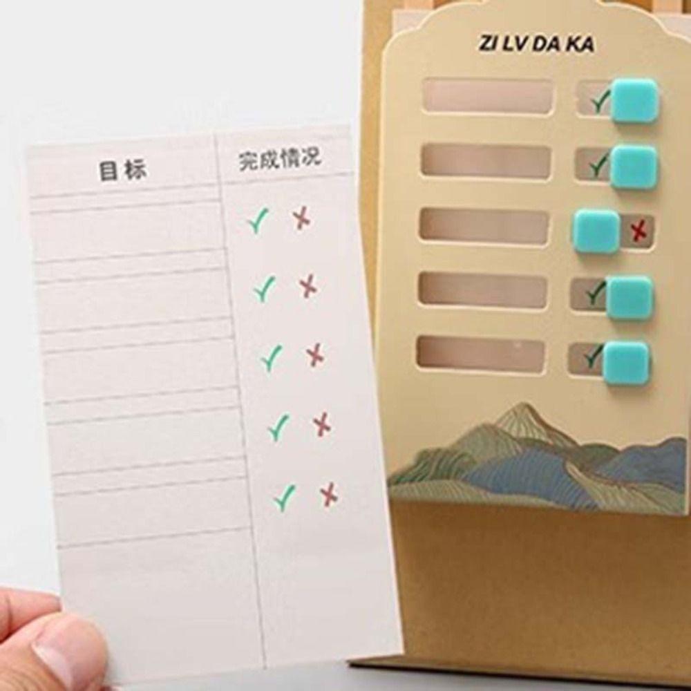 With Bookmark Schedule Memo Hot Stamping Desktop Decoration 2025 Desk Calendar  Year of The Snake