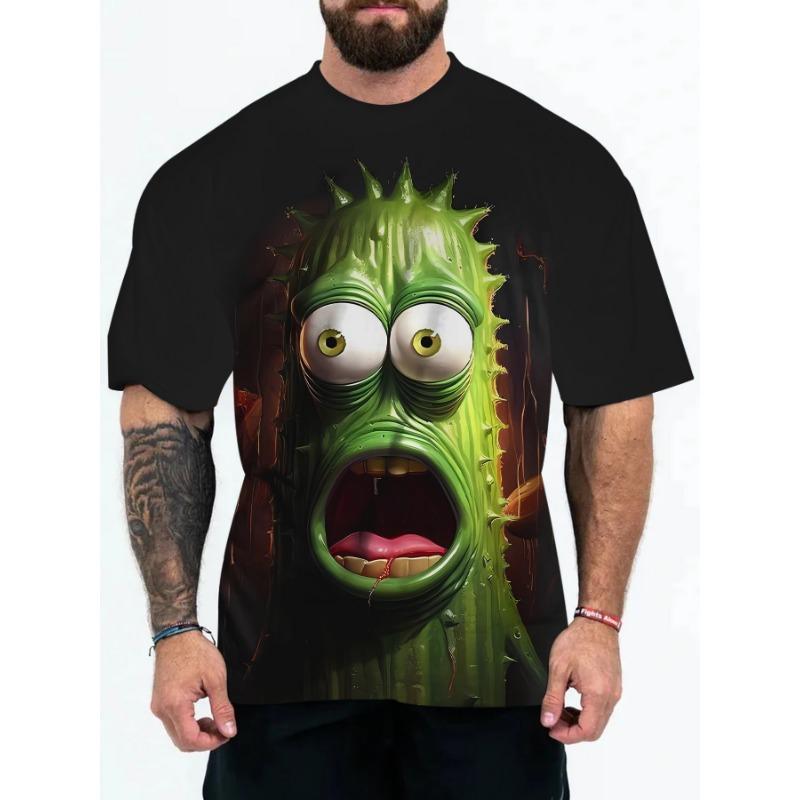 Men's Street Summer New 3D T-shirt Men's Hip Hop Short Sleeve Men's T-shirt