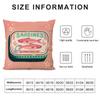 Coastal Charm Sardine Can Pillow Case 3D Print Polyester Fiber 40*40cm Home Sofa Throw Decoration Festival Gift