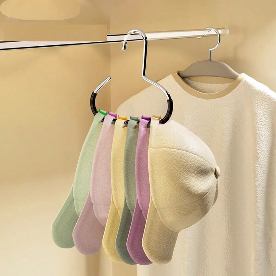 1/3PCS Metal Multifunctional Hat, Scarf, Tie Hanging Clothes Hanger, Suitable For Storing And Organi