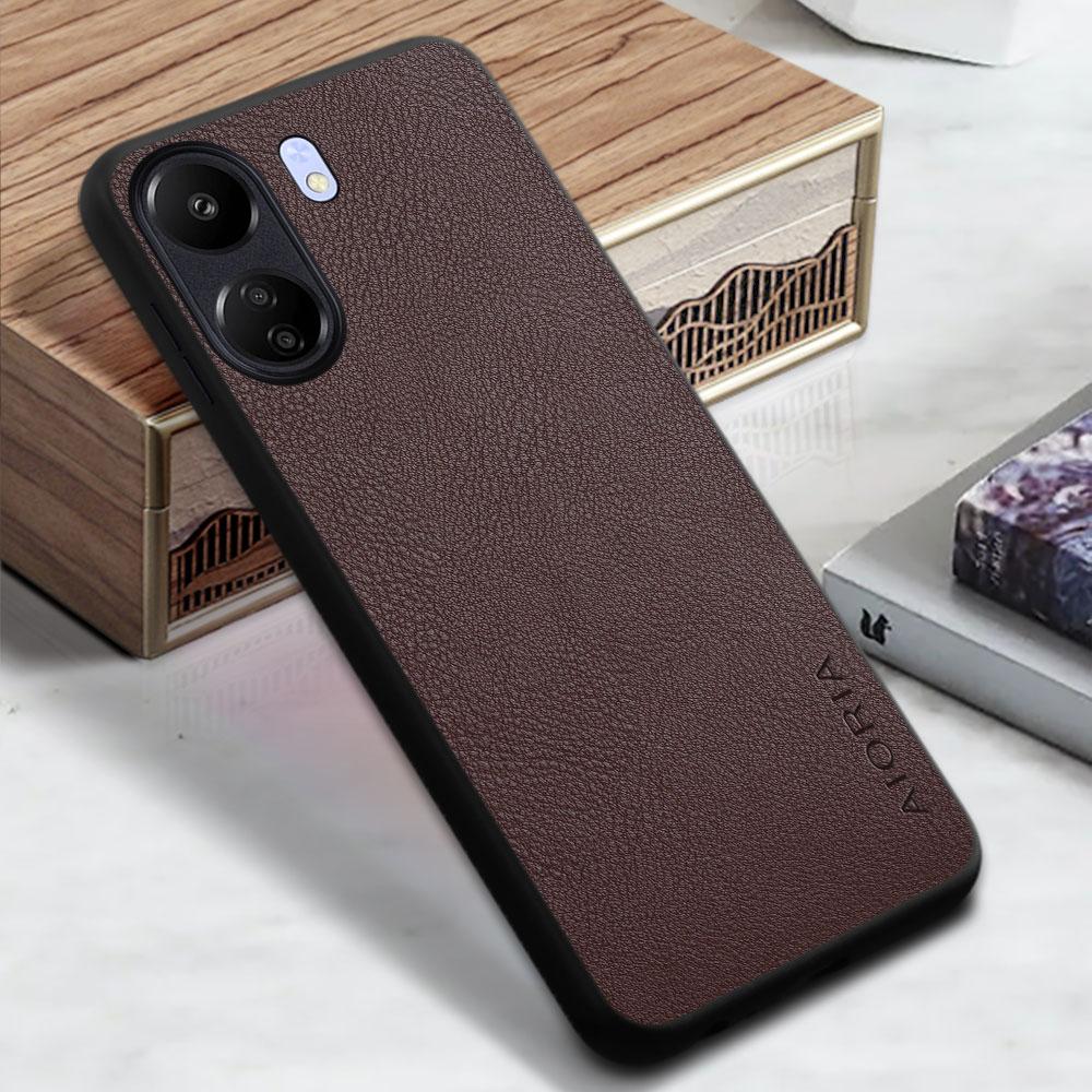 Case for Xiaomi Poco C65 C55 C40 Phone Cover Funda Solid Color Business Pu Leather Design Capa