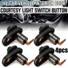 4pcs Universal Car Vehicle Interior Door Light Switch Side Door Touch Switch Door Open/close Sensor Switch Button Part