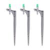 20Pcs Bag Irrigation Dripper with Ground Insert Fruit Tree Drip Irrigation Emitters for Gardening180 Degree (Green)