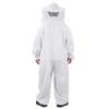 Professional Beekeepers Bee Suit Anti-Bee Breathable Beekeeping Suit Jumpsuit Veil Hood Hat Zipper Bee Repellent Clothing