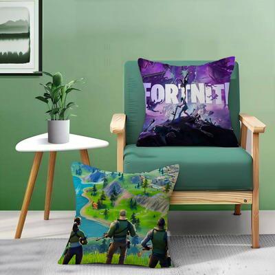 Game F-Fortnites  Cushion Cover Inches Farmhouse Decor Home Throw Pillow Covers for Couch Decorations