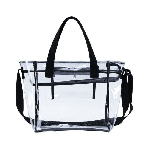 NOTAG Transparent Bag, Shoulder Bag, 2-Way Handbag, Engineer Bag, Anti-Static Clean Bag, PVC, Large, Wide Gusset, Tool Bag, Clean Room, Work, Construc