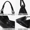 Niche first-layer cowhide tote bag, simple and high-end commuter underarm bag, genuine leather women's bag, portable shoulder bag.
