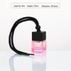 Square Car Aromatherapy Pendant - Mini Glass Essential Oil Diffuser & Decorative Fragrance Bottle