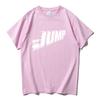 Skoč Jednobarevné tričko Módní Dívčí Kapelní trička Unisex Streetwear Ležérní Volné Krátký Rukáv Bavlněná Trička