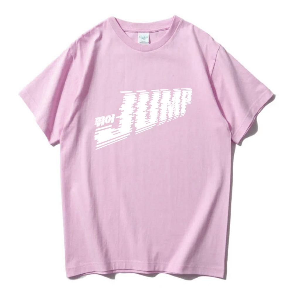 Skoč Jednobarevné tričko Módní Dívčí Kapelní trička Unisex Streetwear Ležérní Volné Krátký Rukáv Bavlněná Trička