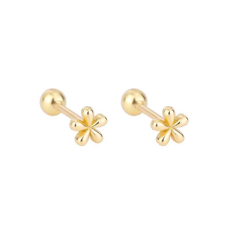 Flower Cartilage Earring Stud Earrings Cute Tragus Ear Stud Piercing Body Jewelry
