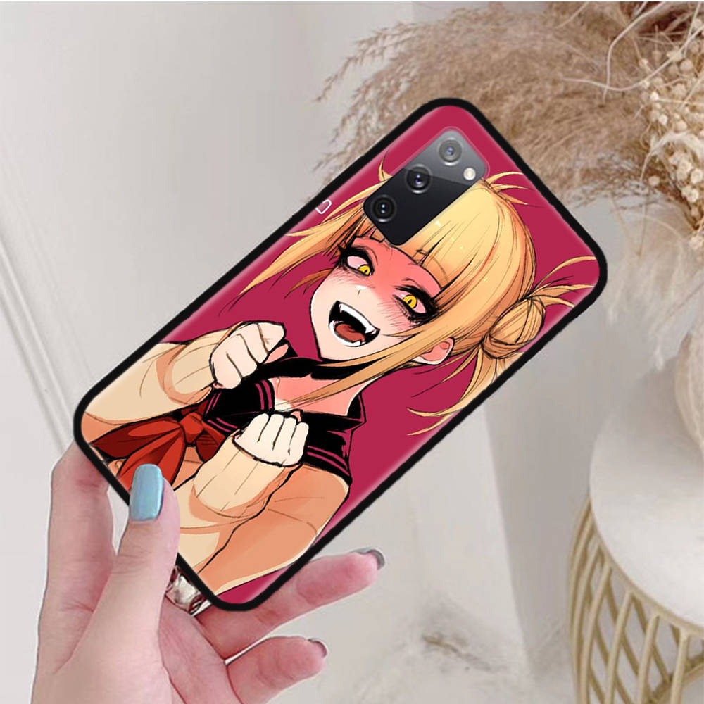 Black Case for Xiaomi Poco X6 X4 M5 M6 F5 F6 C65 C55 C50 C51 C40 Pro Redmi 14C A3X 13C 12C 11T 10A 9C Note 7 6 8A Plus W-52 Academia Himiko Toga