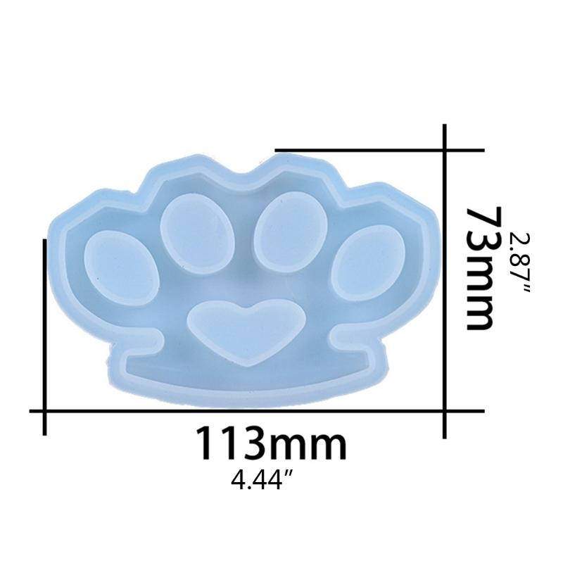 Kristall-Epoxidharz-Form Hand Finger Finger Staubwischer Gieß-Silikonform DIY Bastelarbeiten Schmuck-Gießform