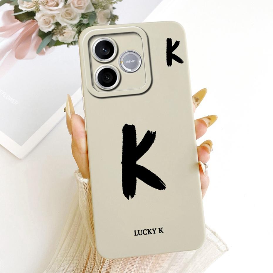 New Fashion Letter Phone Case For Honor 600 Lite 5G Honor600 Soft Silicone Cases For Honor 600 600Lite Shockproof Covers Bumpers