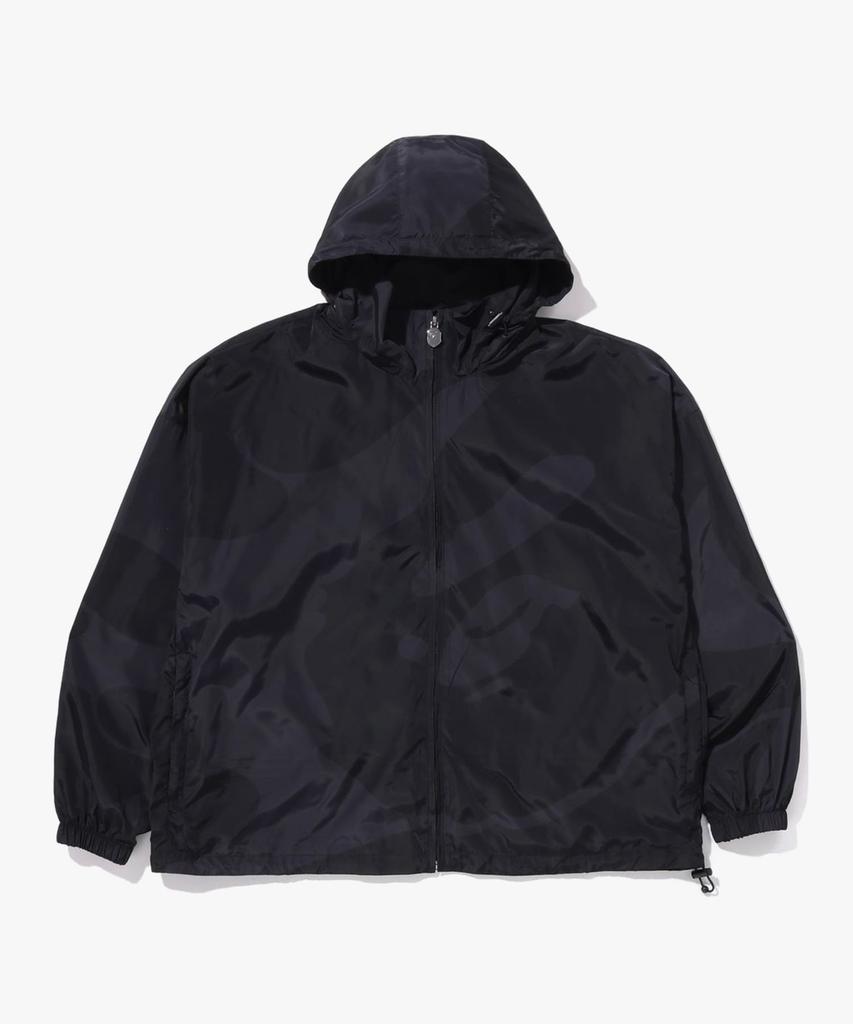 Bape Abc Camo Nylon Hooded Jacket (M) Black