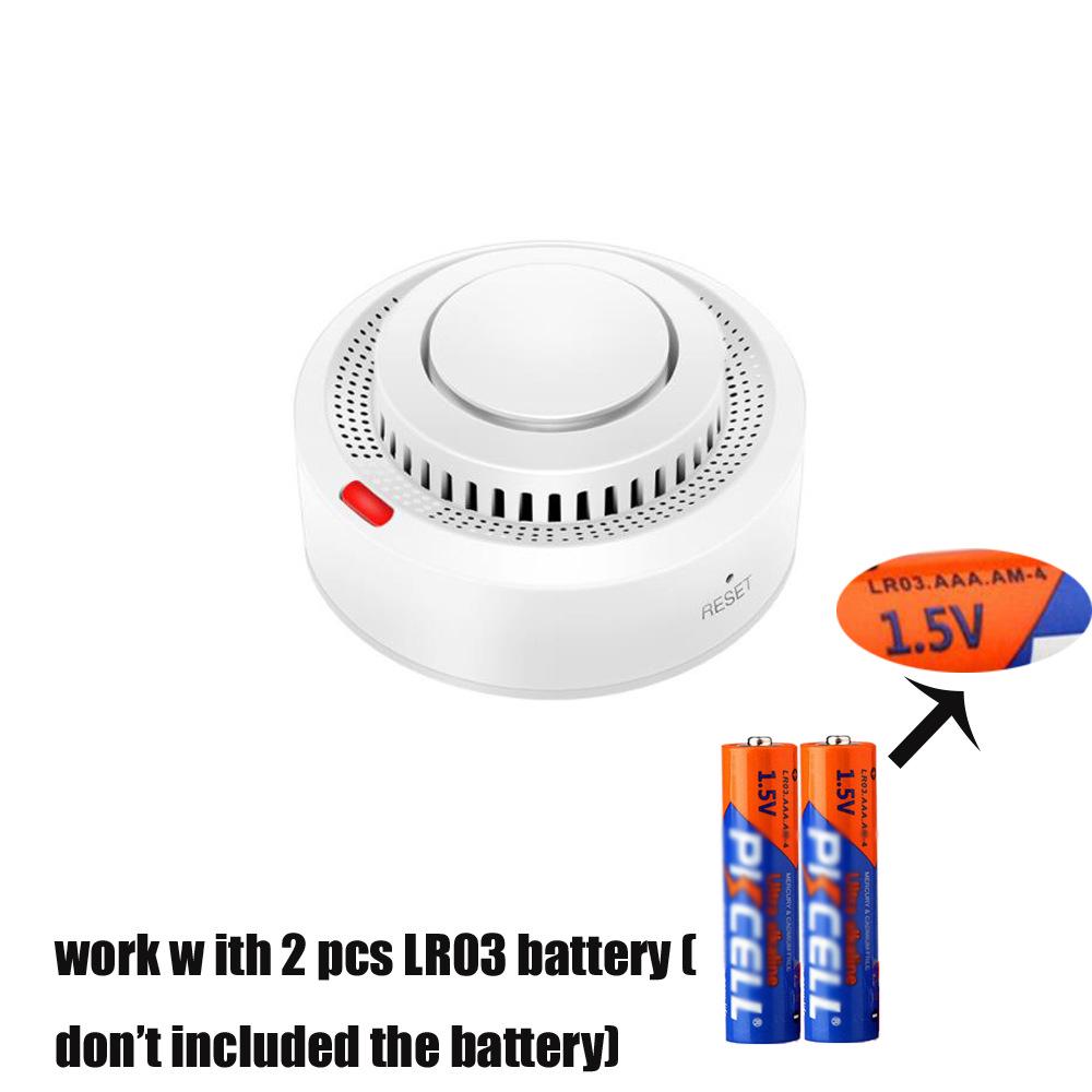 Graffiti Smart Smoke Detector with WiFi & Zigbee - Remote Monitoring Via App