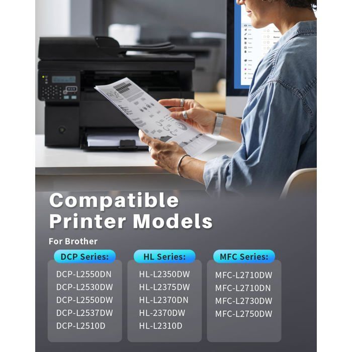 Cartouches de Toner - LASER GENETICS CARRON - TN2420 - 2 pièces - Compatible Brother - Noir