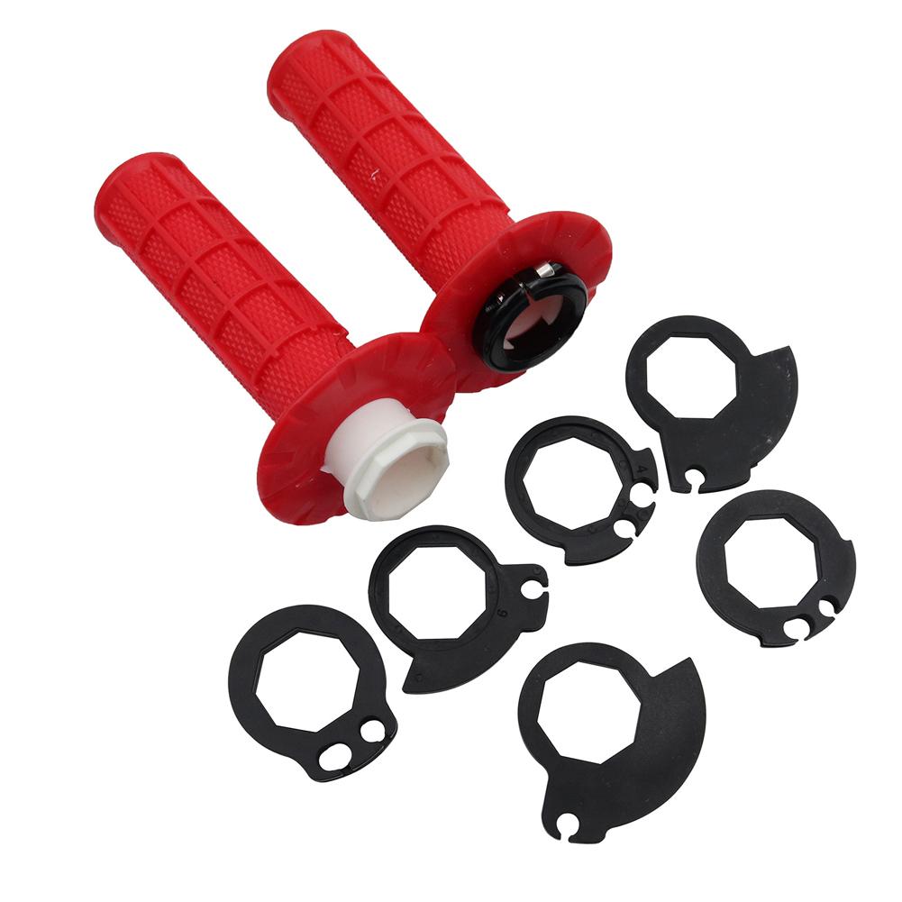 Universal Motorcycle Hand Grips 22mm The Snap-on Cam Lock-on Grips Dirt Bike Handlebar For 125-500 SX SXF EXC EXCF XC XCF