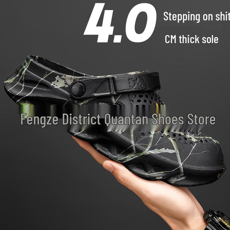2025 Summer XL Men's Sandals: Sizes 45-48, Extra Wide Flip Flops for Beach