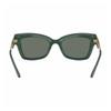 Michael Kors Mirror Side Logo Metal Injection Irregular Shape Sunglasses Women's Green