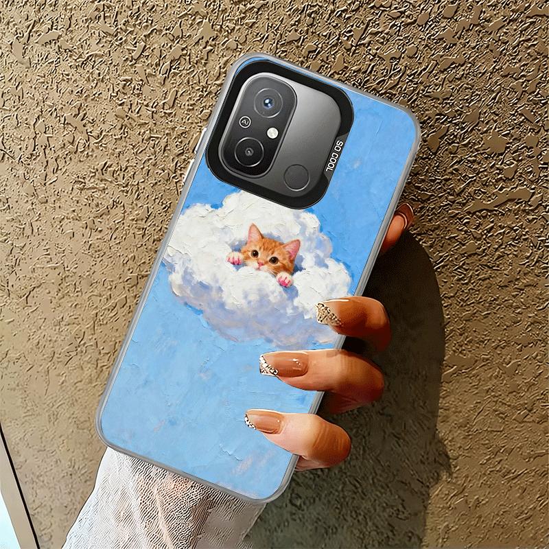 Katze Niedliches Kätzchen Cartoon Stoßfeste Handyhülle für Xiaomi Poco X7 X6 X5 X3 Pro F7 Ultra M8 Redmi 15C 15 14C 13C 12C 10C 13 12 10
