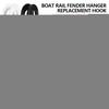 Universal Boat Rail Fender Bumper Hooks Sturdy Easily Install Multifunctional Easily Adjust Fender In Height Line Clip Accessory
