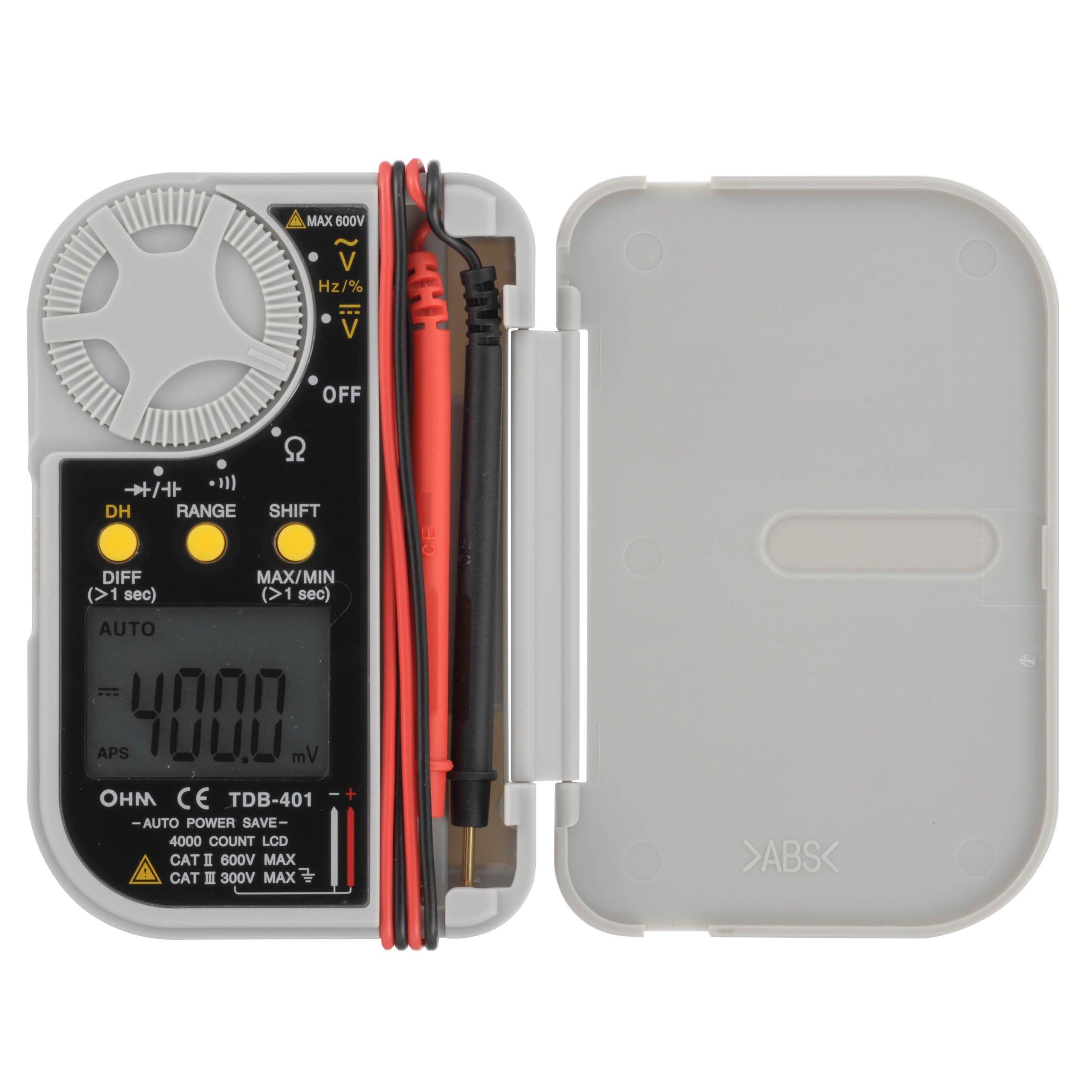 

Цифровий мультитестер OHM TDB-401 (04-1891)