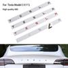 3D ABS Logo Rear Emblem Car Trunk Badge Letter Label Electroplated for Tesla Model 3 Y S X Modification Accessories