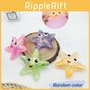 Cute Star Maltose Squeeze Ball Toy Stress Relief Starfish Eyes Decompression Five-pointed Star Plastic)
