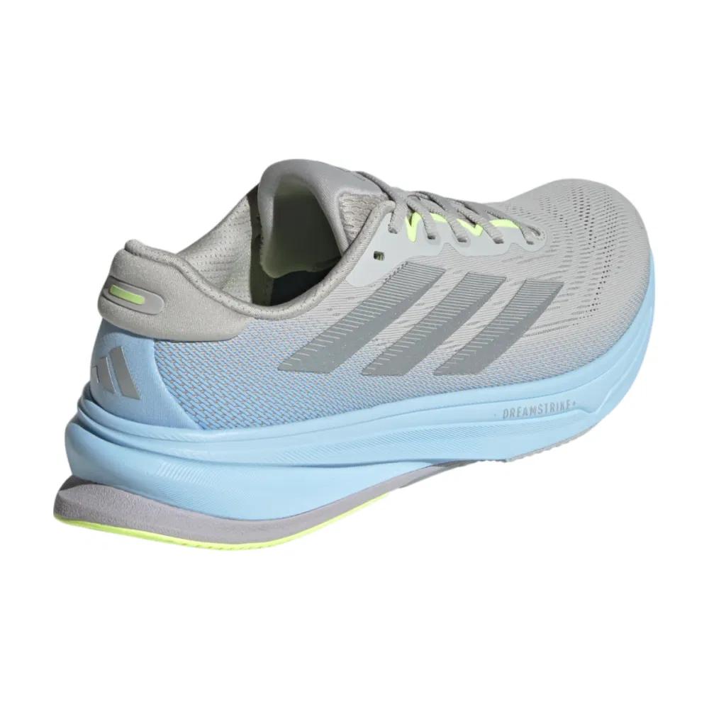 Adidas Supernova Rise 2 Running Comfortable Fashion Mesh Non-Slip Breathable Low-Top Running Shoes Men sneaker Gray Blue JS3046