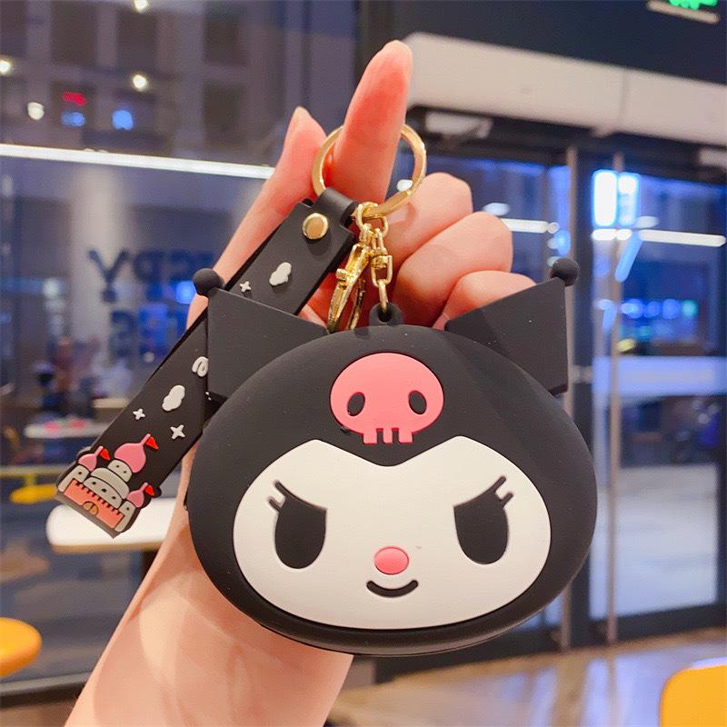 Cartoon Animal Silicone Keychain Bag - Kids' Coin Purse & Toy Pendant