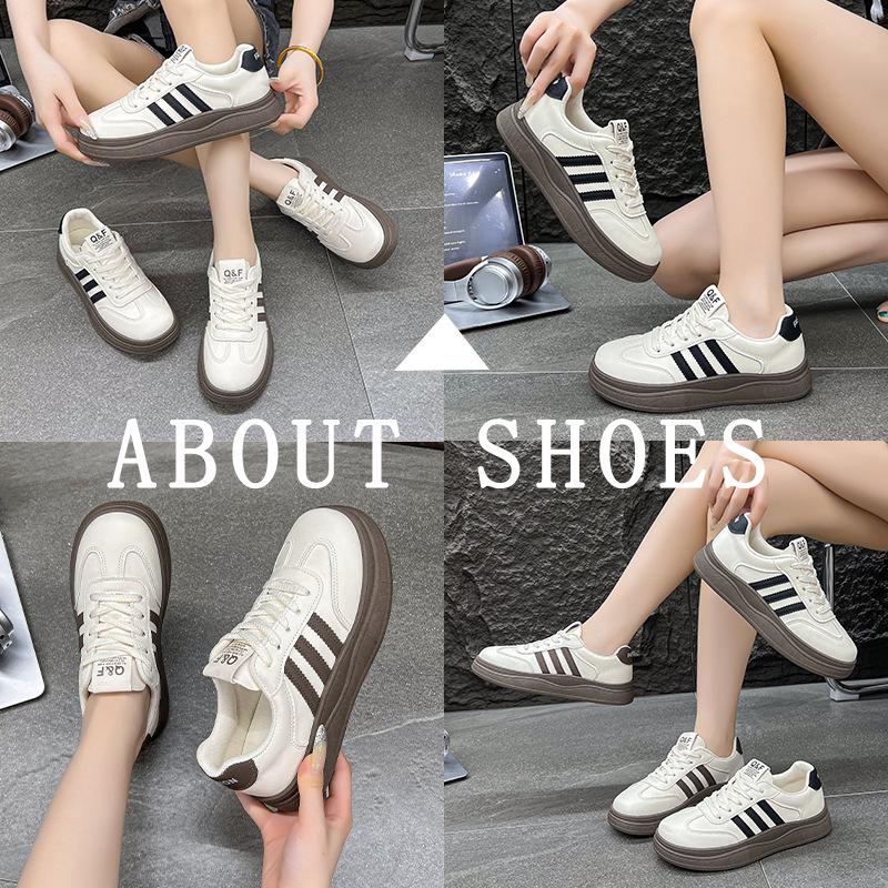 Spring Internet celebrities with the same breathable flat white shoes women's 2025 new popular autumn versatile niche women's shoes