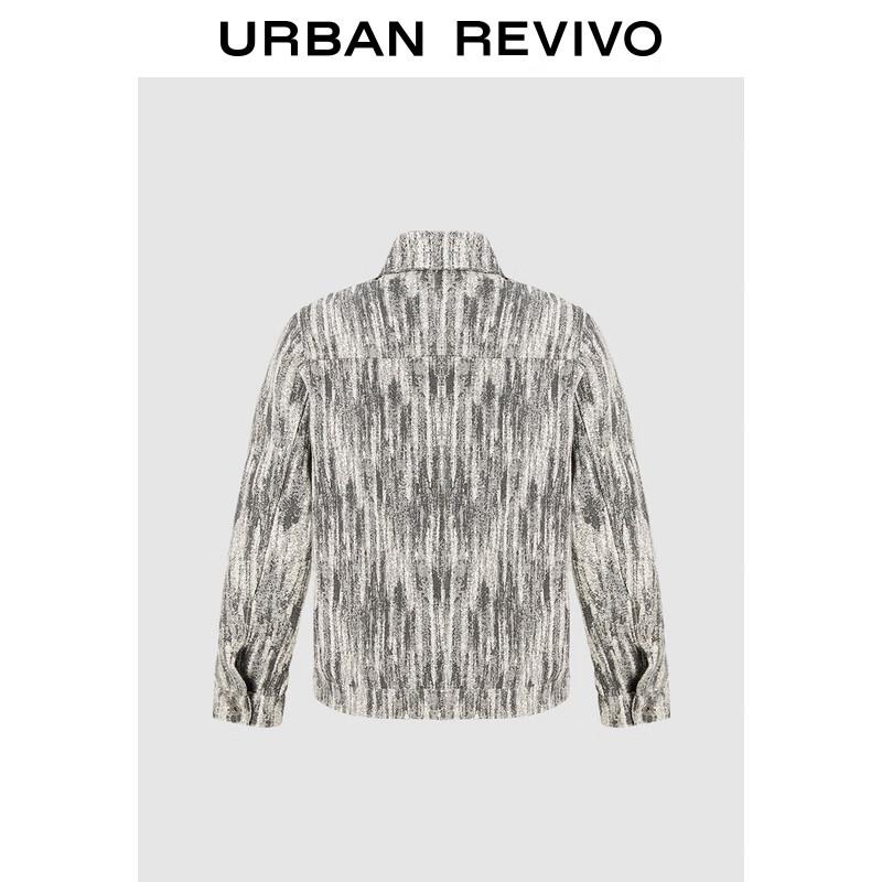 UR Men's Gradient Texture Casual Jacket